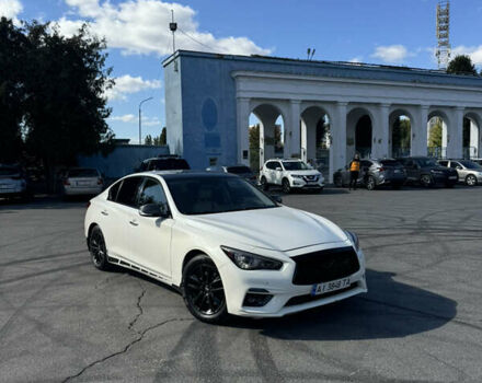 Белый Инфинити Q50, объемом двигателя 3 л и пробегом 92 тыс. км за 18500 $, фото 6 на Automoto.ua