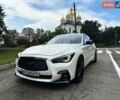 Белый Инфинити Q50, объемом двигателя 3 л и пробегом 75 тыс. км за 19000 $, фото 1 на Automoto.ua