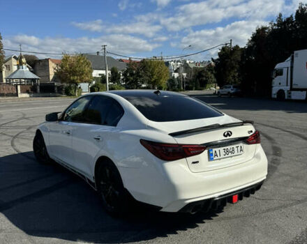 Белый Инфинити Q50, объемом двигателя 3 л и пробегом 87 тыс. км за 19700 $, фото 21 на Automoto.ua