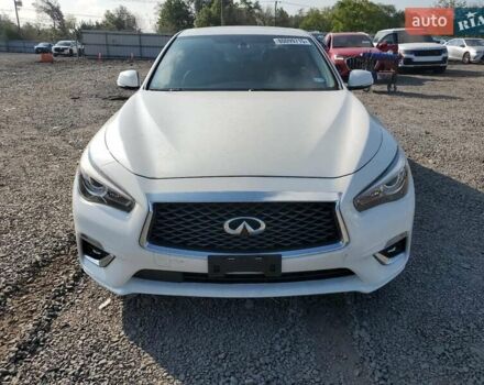 Белый Инфинити Q50, объемом двигателя 3 л и пробегом 84 тыс. км за 3800 $, фото 1 на Automoto.ua
