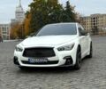 Белый Инфинити Q50, объемом двигателя 3 л и пробегом 76 тыс. км за 19000 $, фото 1 на Automoto.ua