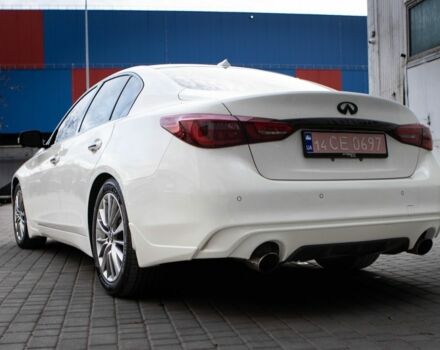 Белый Инфинити Q50, объемом двигателя 3 л и пробегом 111 тыс. км за 15100 $, фото 5 на Automoto.ua