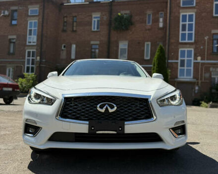 Белый Инфинити Q50, объемом двигателя 3 л и пробегом 1 тыс. км за 24500 $, фото 1 на Automoto.ua