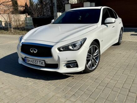 Інфініті Q50 2014 у Березовке на Automoto.ua Білий Інфініті Q50, об'ємом двигуна 2.1 л та пробігом 131 тис. км за 15900 $, фото 1 на Automoto.ua
