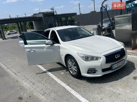 Білий Інфініті Q50, об'ємом двигуна 2.14 л та пробігом 177 тис. км за 15000 $, фото 1 на Automoto.ua