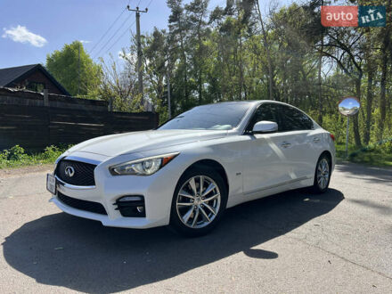 Інфініті Q50 2016 у Києві на Automoto.ua Білий Інфініті Q50, об'ємом двигуна 3 л та пробігом 104 тис. км за 15000 $, фото 1 на Automoto.ua