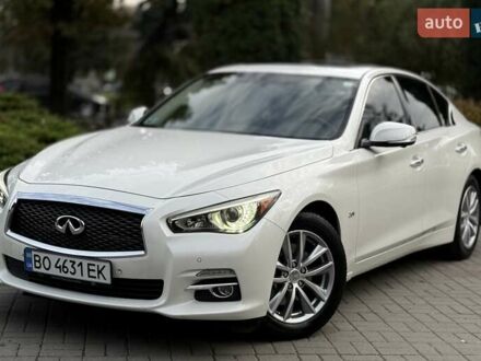 Белый Инфинити Q50, объемом двигателя 1.99 л и пробегом 119 тыс. км за 13333 $, фото 1 на Automoto.ua