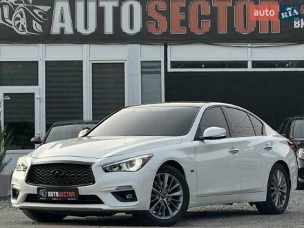 Білий Інфініті Q50, об'ємом двигуна 3 л та пробігом 88 тис. км за 18800 $, фото 1 на Automoto.ua
