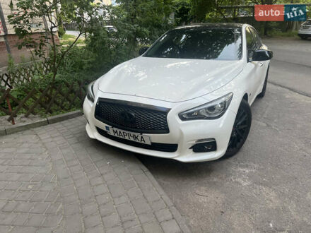 Інфініті Q50 2018 у Дніпро (Дніпропетровську) на Automoto.ua Білий Інфініті Q50, об'ємом двигуна 3 л та пробігом 141 тис. км за 14300 $, фото 1 на Automoto.ua