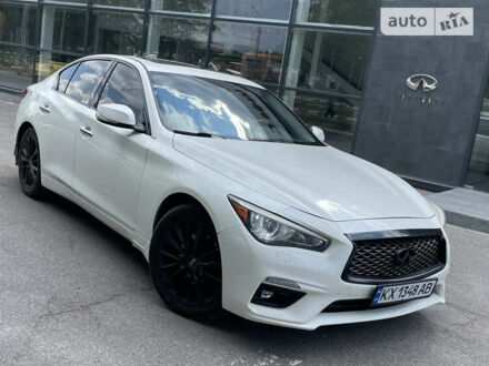 Білий Інфініті Q50, об'ємом двигуна 3 л та пробігом 40 тис. км за 13500 $, фото 1 на Automoto.ua