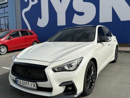 Білий Інфініті Q50, об'ємом двигуна 3 л та пробігом 65 тис. км за 16500 $, фото 1 на Automoto.ua