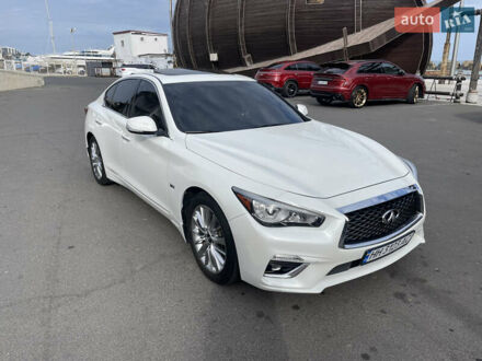 Інфініті Q50 2020 у Одесі на Automoto.ua Білий Інфініті Q50, об'ємом двигуна 3 л та пробігом 70 тис. км за 22888 $, фото 1 на Automoto.ua