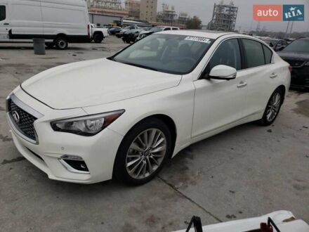 Инфинити Q50 2022 в Львове на Automoto.ua Белый Инфинити Q50, объемом двигателя 3 л и пробегом 28 тыс. км за 5700 $, фото 1 на Automoto.ua
