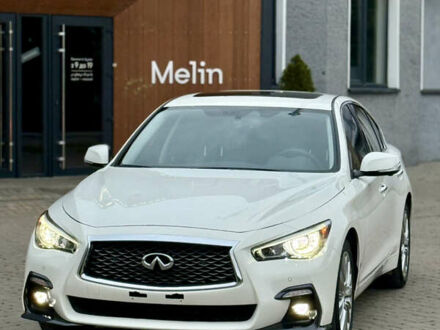 Білий Інфініті Q50, об'ємом двигуна 3 л та пробігом 16 тис. км за 26500 $, фото 1 на Automoto.ua