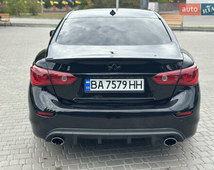 Черный Инфинити Q50, объемом двигателя 3.7 л и пробегом 144 тыс. км за 14999 $, фото 8 на Automoto.ua