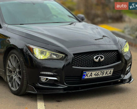 Черный Инфинити Q50, объемом двигателя 3.7 л и пробегом 202 тыс. км за 14000 $, фото 1 на Automoto.ua