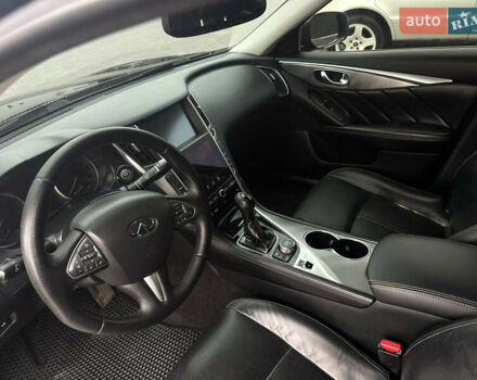 Черный Инфинити Q50, объемом двигателя 3.7 л и пробегом 144 тыс. км за 14999 $, фото 10 на Automoto.ua