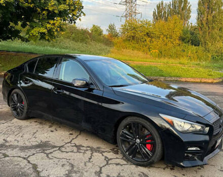 Черный Инфинити Q50, объемом двигателя 3.5 л и пробегом 149 тыс. км за 15499 $, фото 2 на Automoto.ua