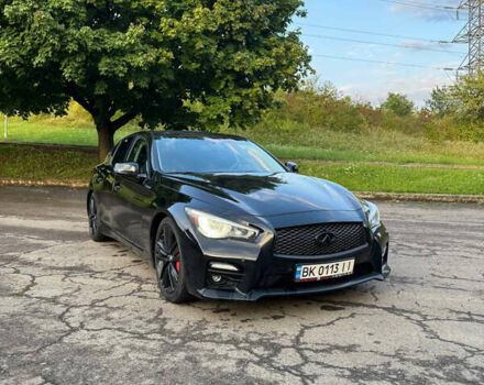 Черный Инфинити Q50, объемом двигателя 3.5 л и пробегом 149 тыс. км за 15499 $, фото 1 на Automoto.ua