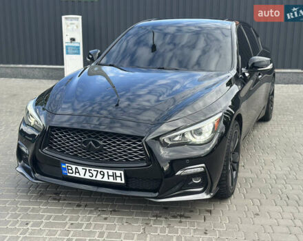 Черный Инфинити Q50, объемом двигателя 3.7 л и пробегом 144 тыс. км за 14999 $, фото 5 на Automoto.ua