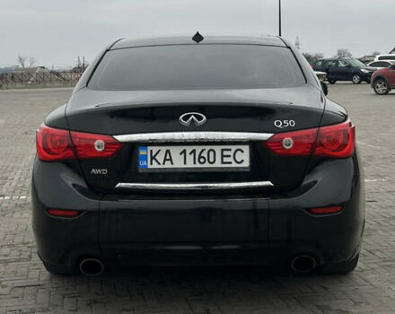 Чорний Інфініті Q50, об'ємом двигуна 3.5 л та пробігом 49 тис. км за 15500 $, фото 4 на Automoto.ua