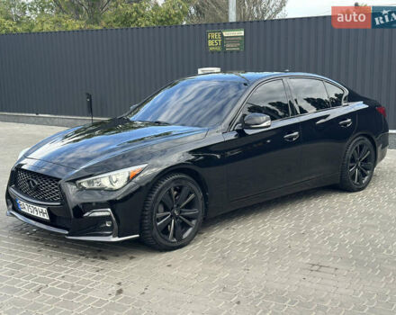 Черный Инфинити Q50, объемом двигателя 3.7 л и пробегом 144 тыс. км за 14999 $, фото 6 на Automoto.ua