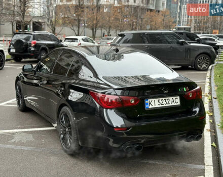 Черный Инфинити Q50, объемом двигателя 3.7 л и пробегом 150 тыс. км за 14650 $, фото 4 на Automoto.ua