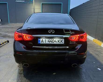 Черный Инфинити Q50, объемом двигателя 2.14 л и пробегом 220 тыс. км за 12890 $, фото 5 на Automoto.ua