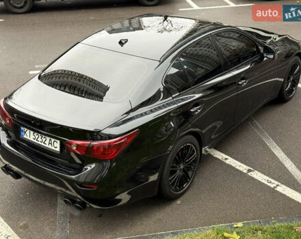 Черный Инфинити Q50, объемом двигателя 3.7 л и пробегом 150 тыс. км за 14650 $, фото 6 на Automoto.ua