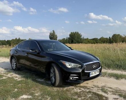 Черный Инфинити Q50, объемом двигателя 3.7 л и пробегом 209 тыс. км за 15000 $, фото 15 на Automoto.ua