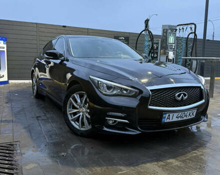 Черный Инфинити Q50, объемом двигателя 2.14 л и пробегом 220 тыс. км за 12890 $, фото 1 на Automoto.ua