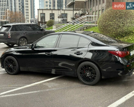 Черный Инфинити Q50, объемом двигателя 3.7 л и пробегом 150 тыс. км за 14650 $, фото 3 на Automoto.ua