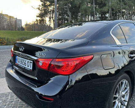 Черный Инфинити Q50, объемом двигателя 1.99 л и пробегом 206 тыс. км за 15500 $, фото 4 на Automoto.ua