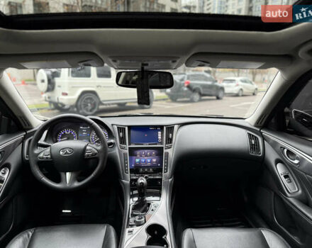 Черный Инфинити Q50, объемом двигателя 3.7 л и пробегом 150 тыс. км за 14650 $, фото 22 на Automoto.ua