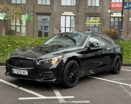 Черный Инфинити Q50, объемом двигателя 3.7 л и пробегом 150 тыс. км за 14650 $, фото 2 на Automoto.ua