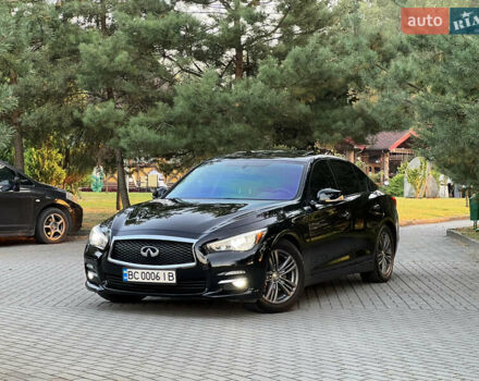 Чорний Інфініті Q50, об'ємом двигуна 3.7 л та пробігом 124 тис. км за 18400 $, фото 1 на Automoto.ua