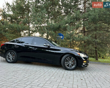 Чорний Інфініті Q50, об'ємом двигуна 3.7 л та пробігом 124 тис. км за 18400 $, фото 15 на Automoto.ua