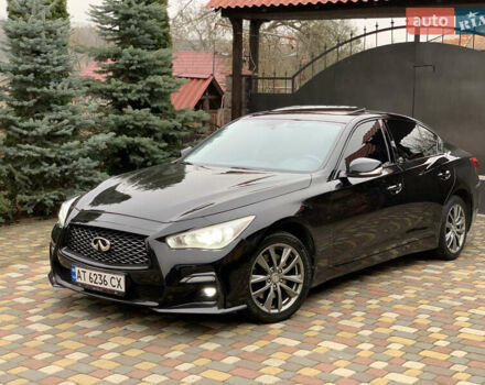 Черный Инфинити Q50, объемом двигателя 2.14 л и пробегом 190 тыс. км за 13350 $, фото 14 на Automoto.ua