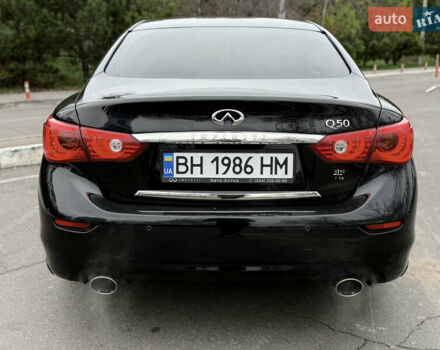 Черный Инфинити Q50, объемом двигателя 1.99 л и пробегом 140 тыс. км за 15500 $, фото 6 на Automoto.ua