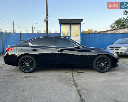 Чорний Інфініті Q50, об'ємом двигуна 3.7 л та пробігом 90 тис. км за 15950 $, фото 4 на Automoto.ua