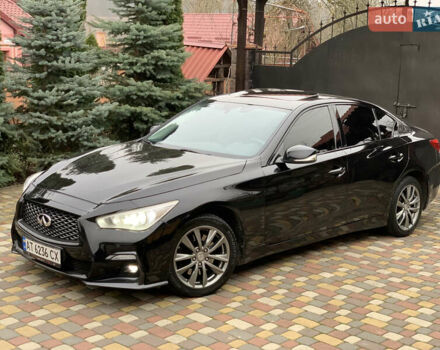 Черный Инфинити Q50, объемом двигателя 2.14 л и пробегом 190 тыс. км за 13350 $, фото 12 на Automoto.ua