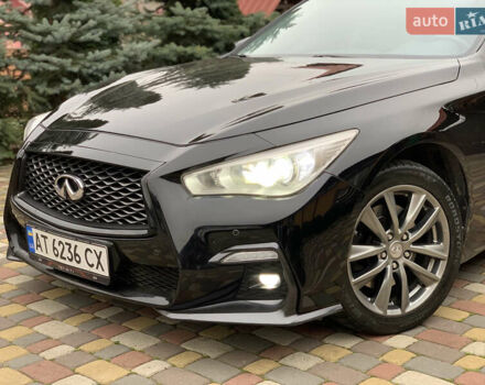Черный Инфинити Q50, объемом двигателя 2.14 л и пробегом 190 тыс. км за 13350 $, фото 4 на Automoto.ua