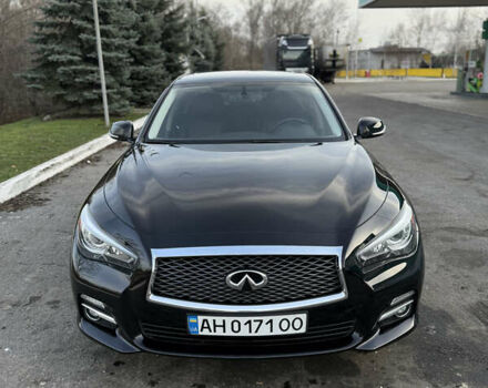 Черный Инфинити Q50, объемом двигателя 3.7 л и пробегом 186 тыс. км за 16300 $, фото 1 на Automoto.ua