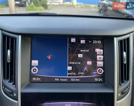 Чорний Інфініті Q50, об'ємом двигуна 3.7 л та пробігом 90 тис. км за 15950 $, фото 25 на Automoto.ua