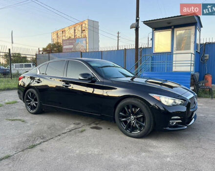 Чорний Інфініті Q50, об'ємом двигуна 3.7 л та пробігом 90 тис. км за 15950 $, фото 3 на Automoto.ua