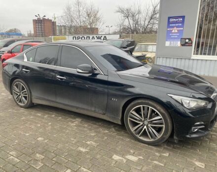 Чорний Інфініті Q50, об'ємом двигуна 0.22 л та пробігом 115 тис. км за 18000 $, фото 3 на Automoto.ua