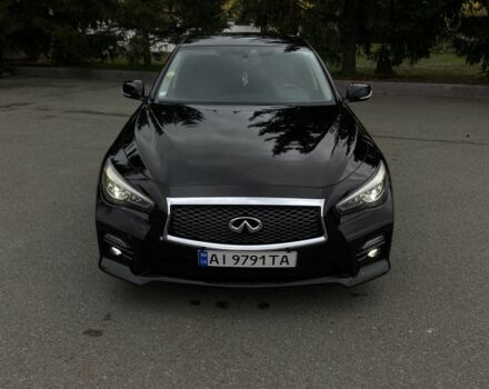 Черный Инфинити Q50, объемом двигателя 2.1 л и пробегом 248 тыс. км за 12700 $, фото 1 на Automoto.ua