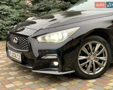 Черный Инфинити Q50, объемом двигателя 2.14 л и пробегом 190 тыс. км за 13350 $, фото 7 на Automoto.ua