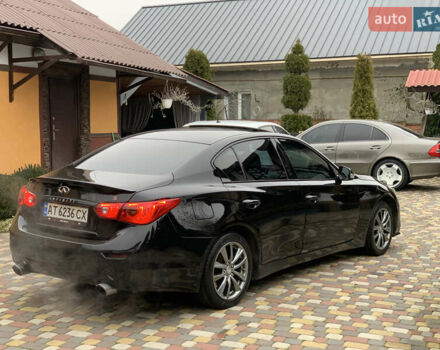 Черный Инфинити Q50, объемом двигателя 2.14 л и пробегом 190 тыс. км за 13350 $, фото 24 на Automoto.ua