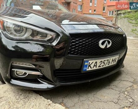 Черный Инфинити Q50, объемом двигателя 3.7 л и пробегом 158 тыс. км за 13500 $, фото 2 на Automoto.ua